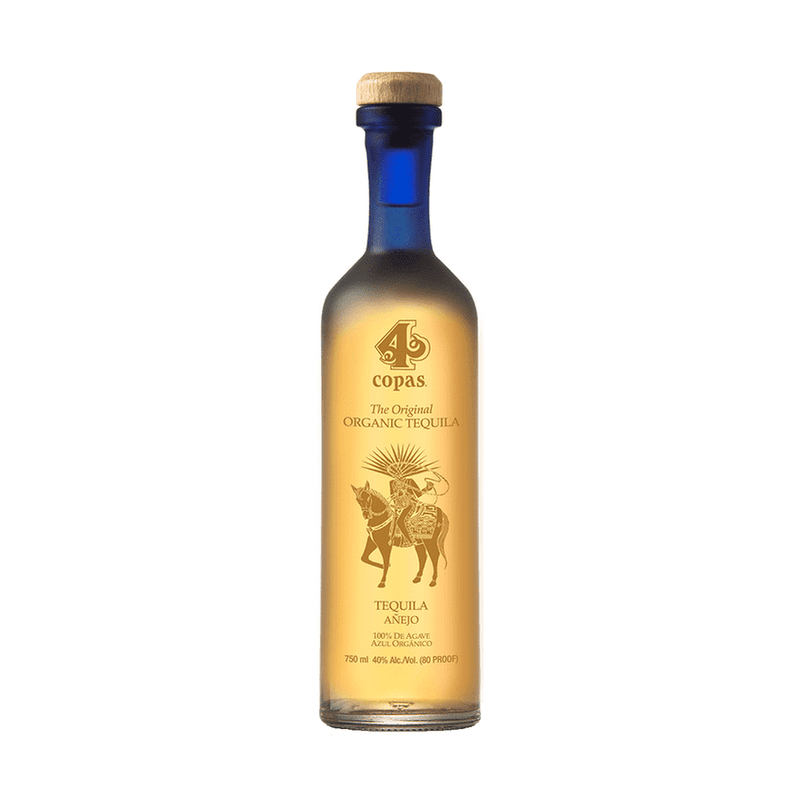 4 Copas Añejo Organic Tequila - ForTequilaLovers.com