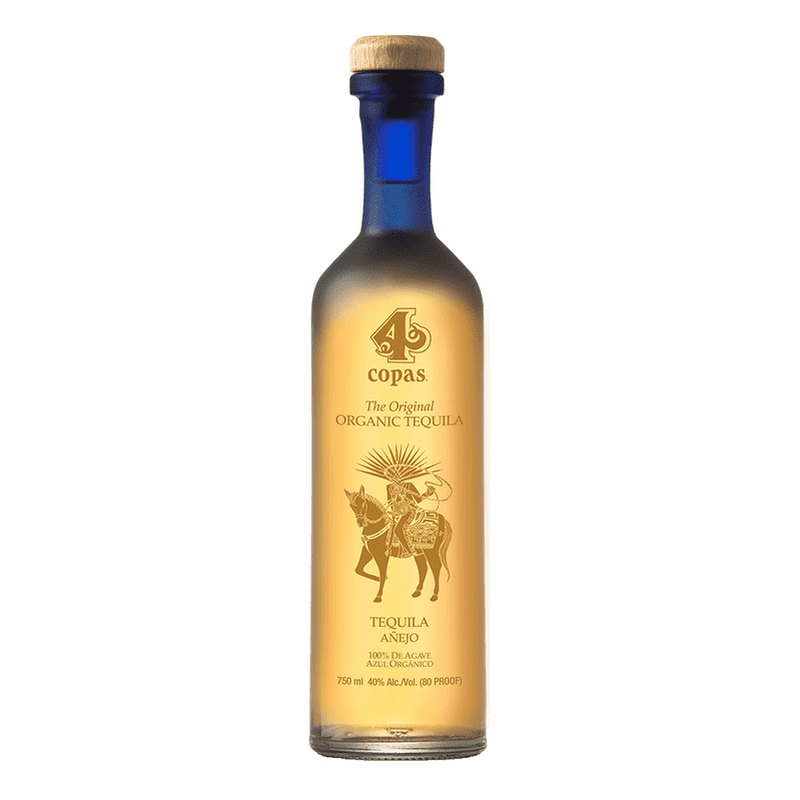 4 Copas Anejo Organic Tequila - LoveScotch.com