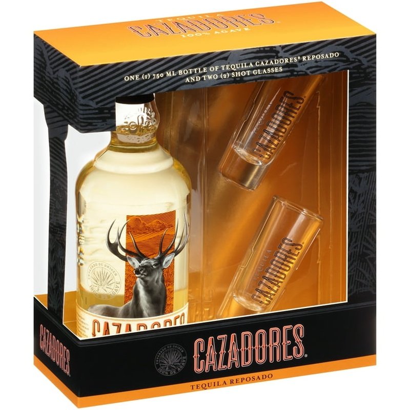 Cazadores Reposado Gift Set 2 Shot Glasses - ForTequilaLovers.com