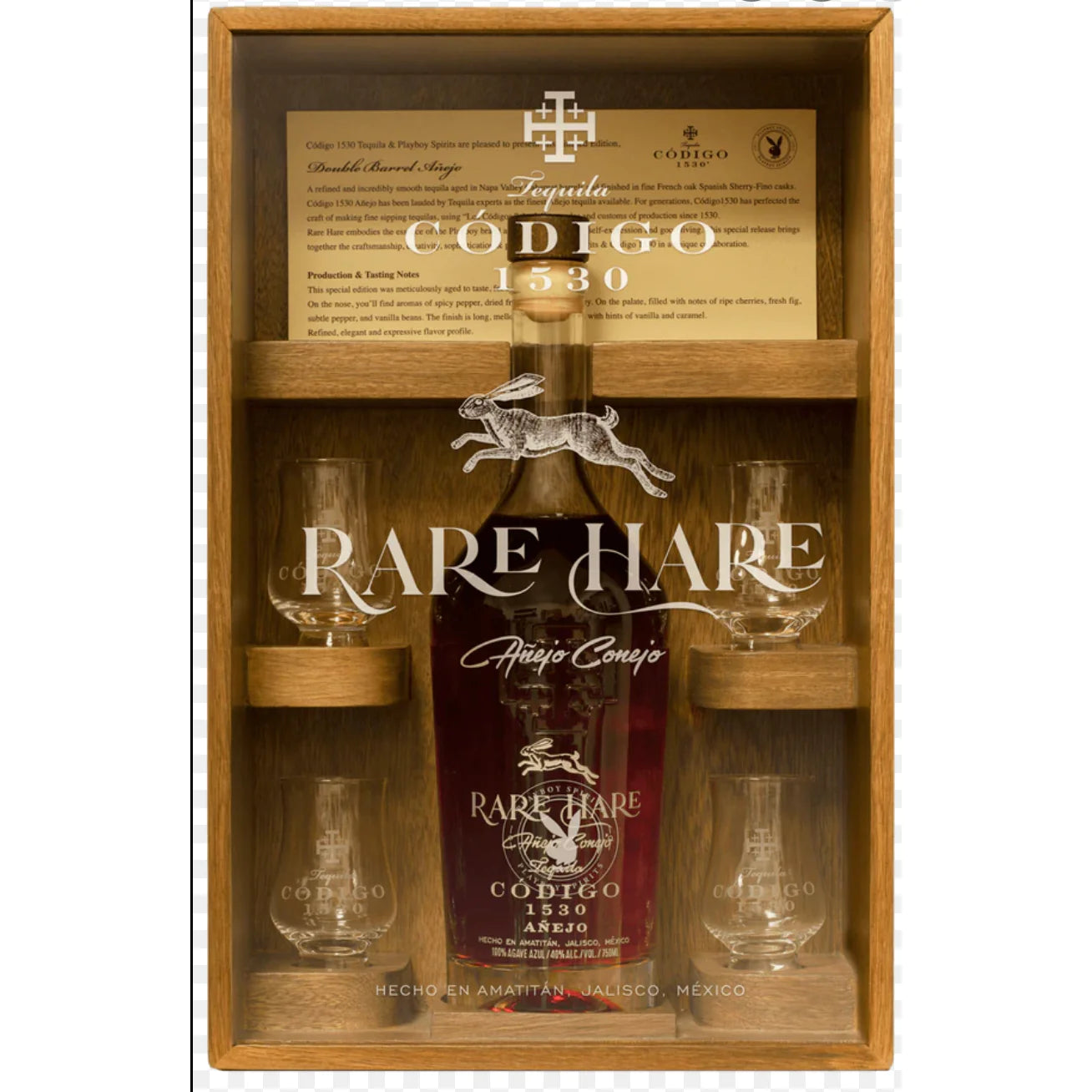 Codigo 1530 Rare Hare Playboy Edition Anejo Tequila  (750mL)