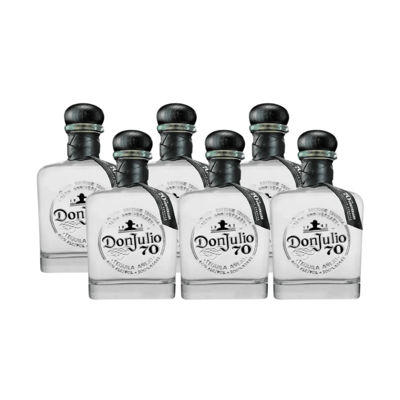 Don Julio Tequila 70th Anniversary 50ml 6-Pack Edition - ForTequilaLovers.com