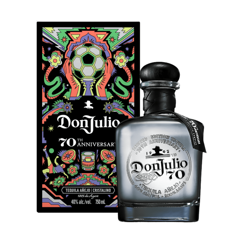 Don Julio Anejo Claro 70th Anniversary Futbol Tequila Limited Edition - LoveScotch.com