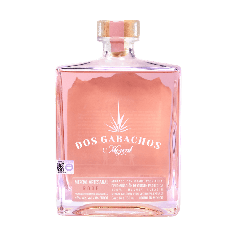 Dos Gabachos Rose - Red Wine Barrel Aged Mezcal - ForTequilaLovers.com