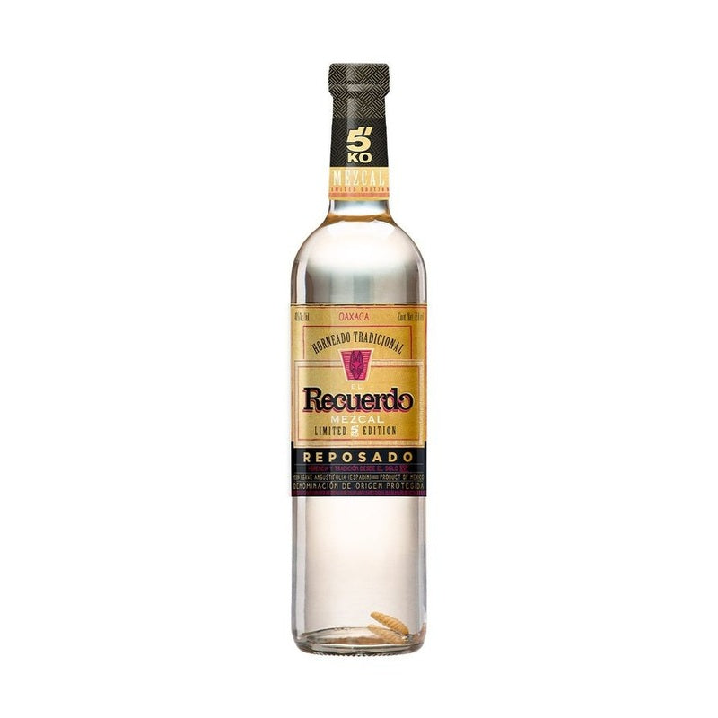 El Recuerdo 5'' Knock Out Reposado Mezcal Limited Edition - ForTequilaLovers.com