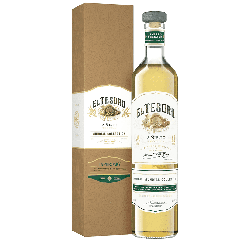 El Tesoro 'Mundial Collection - Laphroaig' Anejo Tequila - ForTequilaLovers.com