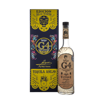 G4 Día de Muertos Añejo Tequila Purple Box - ForTequilaLovers.com