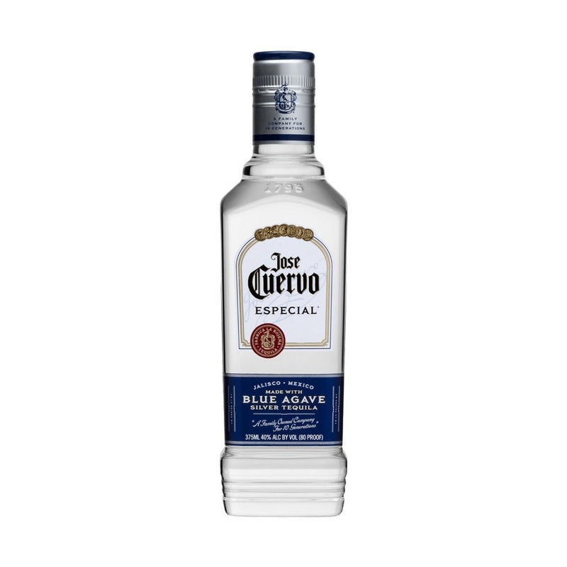 Jose Cuervo Especial Silver Tequila 375mL - Square Bottle - ForTequilaLovers.com