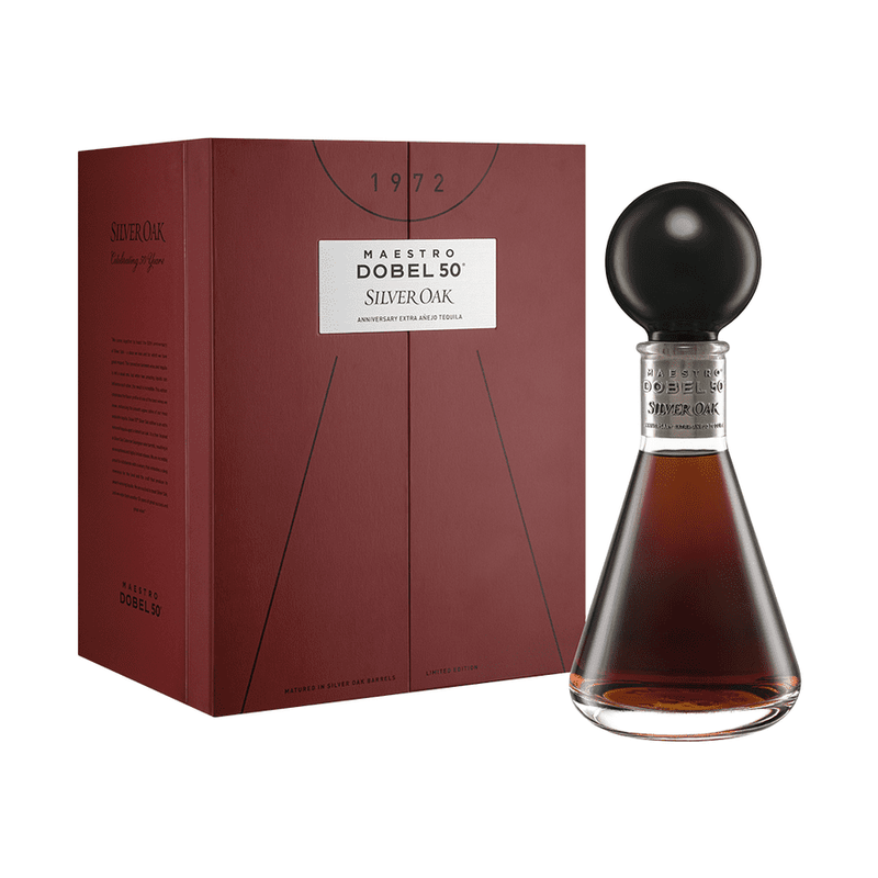 Maestro Dobel 50 Silver Oak 1972 Anniversary Extra Anejo Tequila - ForTequilaLovers.com