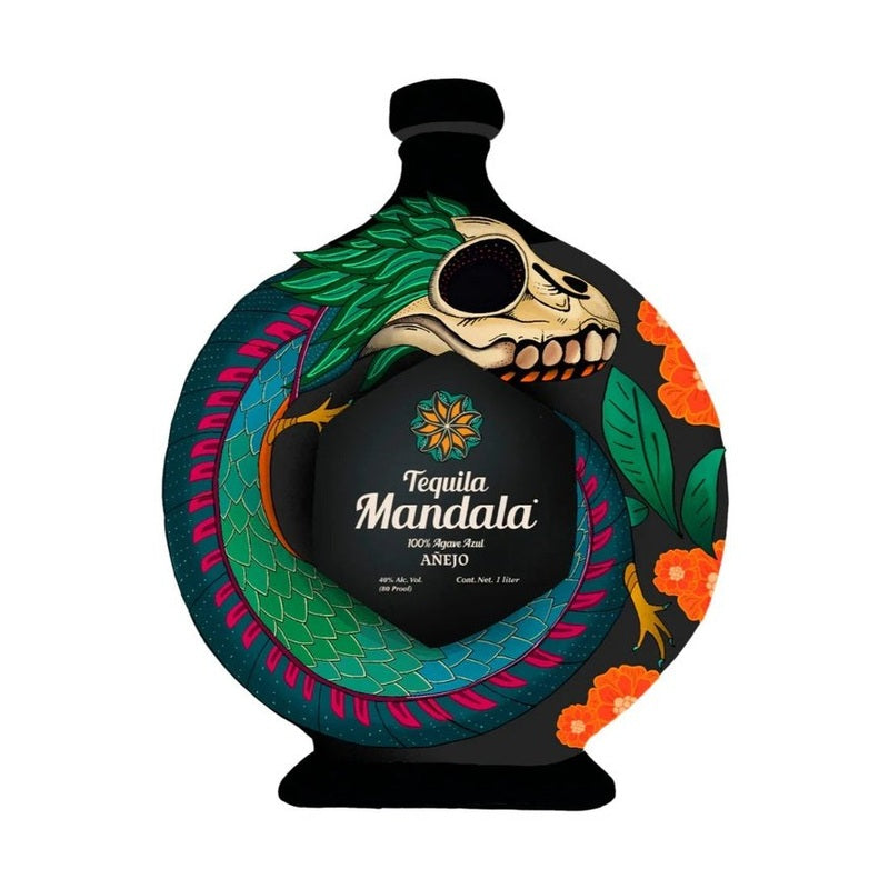 Mandala 'Día de los Muertos 2023' Anejo Tequila Liter - ForTequilaLovers.com