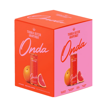 ONDA Tequila Seltzer 'Grapefruit' 4-Pack - ForTequilaLovers.com