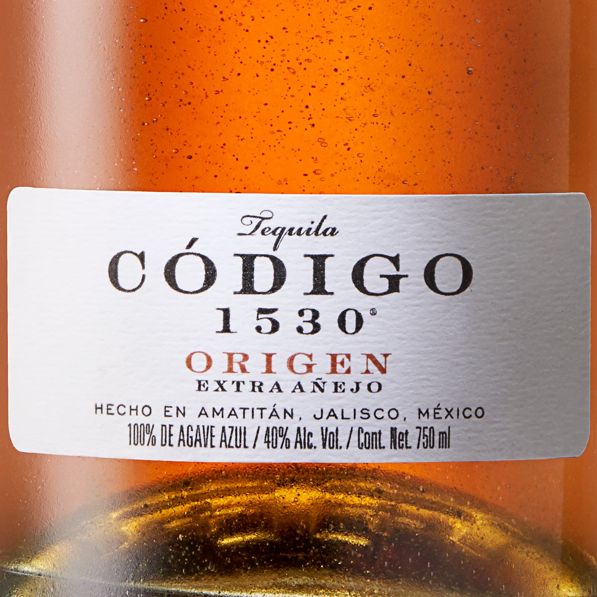 Order Código 1530 Origen Extra Añejo Tequila