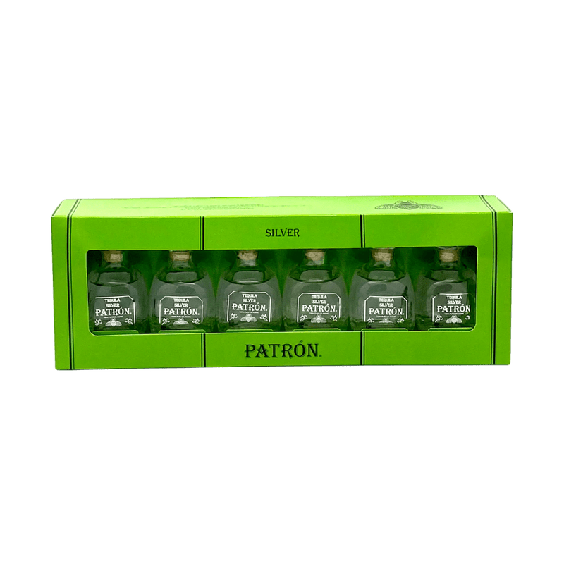 Patrón Silver Tequila 6-Pack 50ml - ForTequilaLovers.com