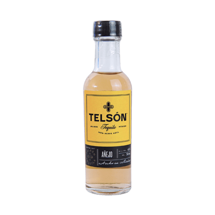Telsón Añejo Tequila 50ml Pack of 12 - ForTequilaLovers.com