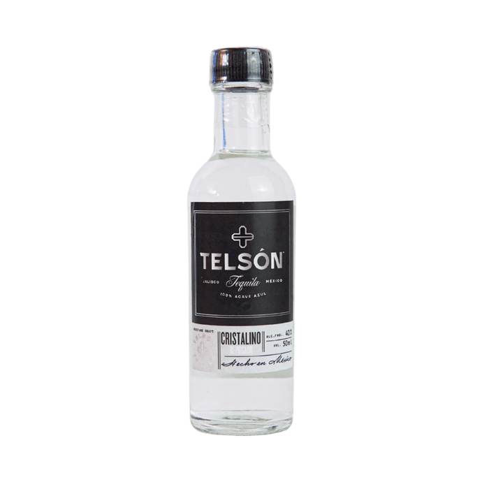 Telsón Cristalino Tequila 50ml Pack of 12 - ForTequilaLovers.com