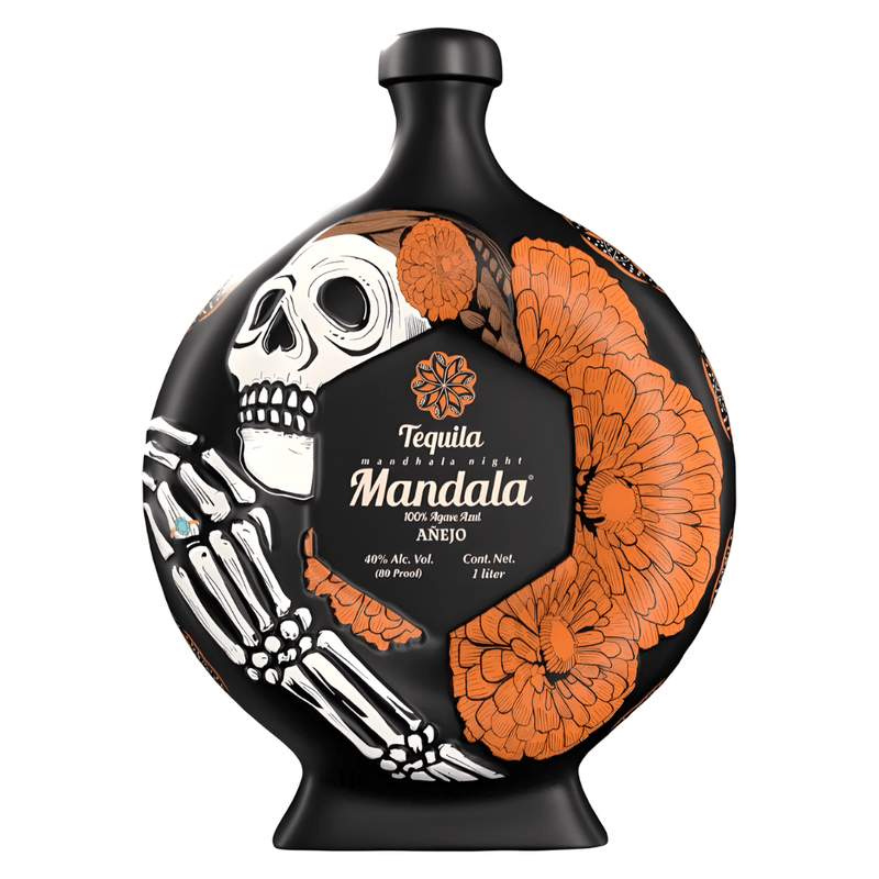 Tequila Mandala Dia de los Muertos 2025 La Catrina Añejo Tequila - ForTequilaLovers.com