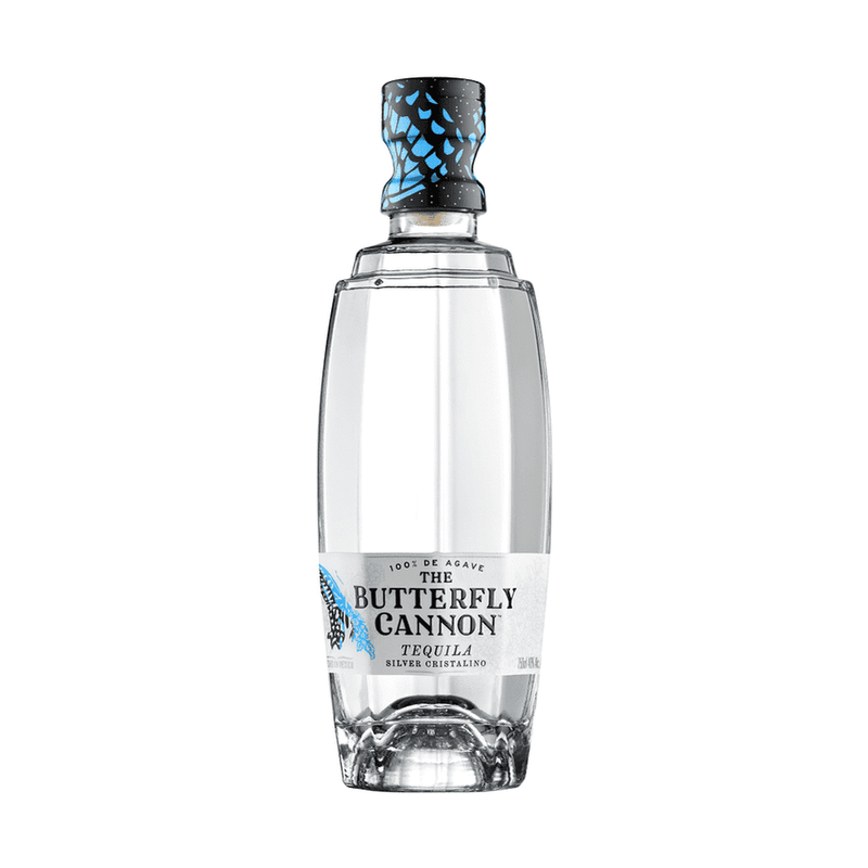 The Butterfly Cannon Silver Cristalino Tequila - ForTequilaLovers.com