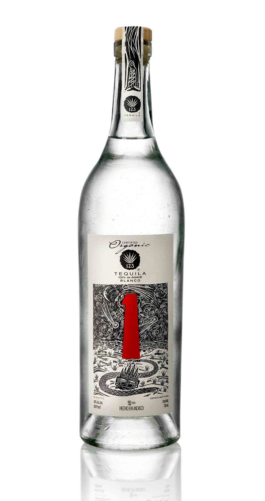 123 Tequila Uno Blanco Tequila (750mL)
