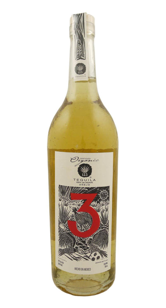 123 Tequila Tres Anejo Tequila (750 ml)