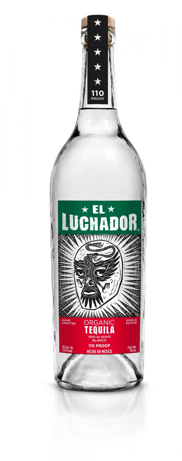 123 Tequila El Luchador Blanco Tequila 110 Proof (750 ml)